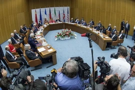 Toàn cảnh cuộc đàm phán. (Nguồn: AFP/TTXVN)