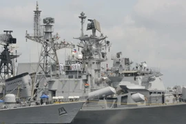 Tàu chiến Ấn Độ. (Nguồn: AFP/TTXVN)
