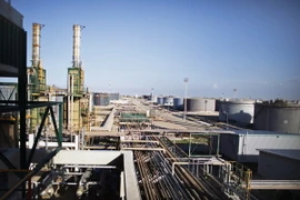 Cơ sở lọc dầu Zawiya cách thủ đô Tripoli, Libya khoảng 40km về phía Tây. (Nguồn: AFP/TTXVN)