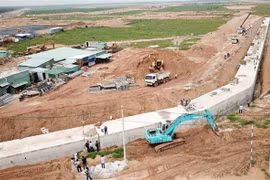Một góc Khu tái định cư Lộc An-Bình Sơn. (Ảnh: Công Phong/TTXVN)
