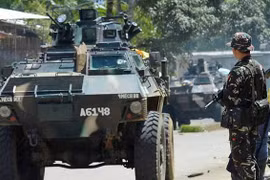 Lực lượng binh sỹ Philippines chống phiến quân. (Nguồn: AFP) 