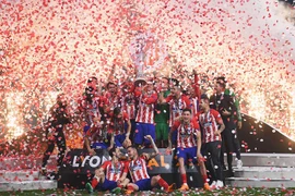 Atletico Madrid lần thứ 3 vô địch Europa League. (Nguồn: Getty Images)