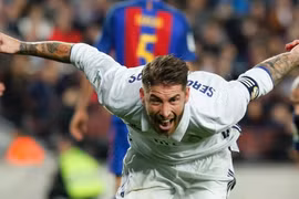 Ramos giúp Real cầm hòa Barcelona. (Nguồn: AFP/Getty Images)