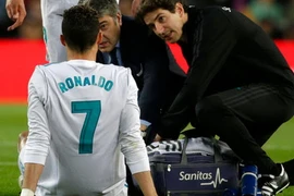 Ronaldo dính chấn thương. (Nguồn: AP)