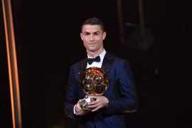Ronaldo lần thứ 5 giành Quả bóng vàng. (Nguồn: AFP)