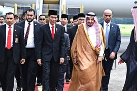Quốc Vương Saudi Arabia Salman bin Abdulaziz al-Saud đã đến Jakarta. (Nguồn: thejakartapost)