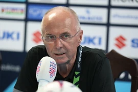 HLV tuyển Philippines Eriksson. (Ảnh: Hoàng Linh/TTXVN)