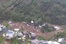Nơi xảy ra vụ lở đất khiến 30 thợ mỏ thiệt mạng. (Nguồn: rappler.com)