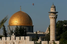Đền thờ Hồi giáo Al-Aqsa (Israel gọi là Núi Đền). (Nguồn: AFP)