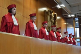 Thẩm phán tòa án ​Hiến pháp Đức tại Karlsruhe. (Nguồn: EPA)