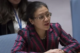 Đại sứ Nguyễn Phương Nga, Trưởng Phái đoàn đại diện thường trực Việt Nam tại Liên hợp quốc. (Ảnh: Nguyễn Hữu Hoàng/TTXVN)