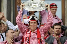Robben 6 lần vô địch Bundesliga cùng Bayern. (Nguồn: Fcb.de)