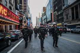 An ninh được tăng cường sau vụ nổ. (Nguồn: nytimes.com)