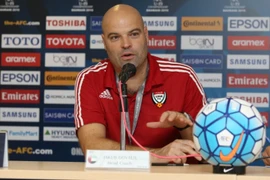 Huấn luyện viên Jakub Dovalil của U19 UAE. (Nguồn: AFC)