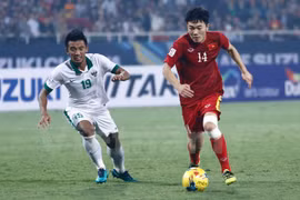 Lương Xuân Trường của tuyển Việt Nam. (Ảnh: Minh Chiến/Vietnam+)