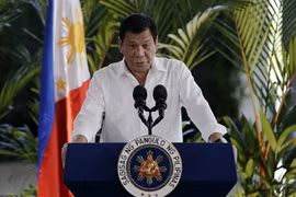 Tổng thống Philippines Rodrigo Duterte