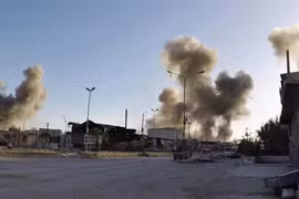 Căn cứ không quân T-4 của Syria bị tấn công. (Nguồn: AP)