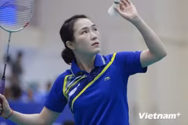 Tay vợt Vũ Thị Trang.