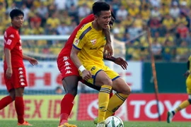 Quế Ngọc Hải trở lại ấn tượng trong màu áo Sông Lam Nghệ An.