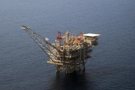 Mỏ dầu Tamar của Israel trên Trung Hải. (Nguồn: AFP/TTXVN)