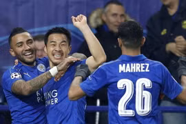 Leicester City vào vòng knock-out Champions League. (Nguồn: eurosport)