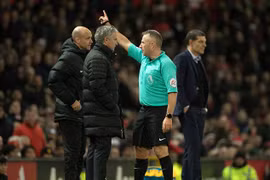 Mourinho bị truất quyền chỉ đạo. (Nguồn: Daily Mail)