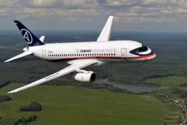 Máy bay phản lực SSJ100. (Nguồn: urdupoint.com)