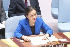 Đại sứ Nguyễn Phương Nga phát biểu. (Nguồn: Minh Nga/Vietnam+)