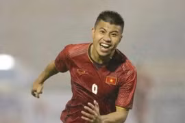 Tiền đạo Đinh Thanh Bình.