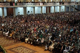 Cuộc họp Đại hội đồng các bộ lạc (Loya Jirga) của Afghanistan. (Nguồn: AP)