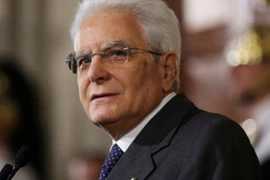 Tổng thống Italy Sergio Mattarella. (Nguồn: Reuters)