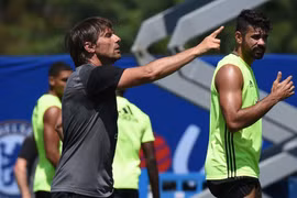 Truyền thông Anh vẫn đang xoáy vào mau thuẫn giữa Costa và Conte. (Nguồn: Getty Images)