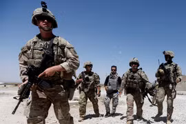 Quân đội Mỹ ở Afghanistan. (Nguồn: AP)