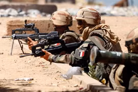 Binh sỹ Pháp ở Syria. (Nguồn: AFP)