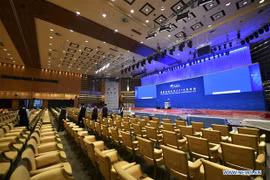 Toàn cảnh nơi diễn ra Diễn đàn châu Á Bác Ngao. (Nguồn: Xinhua)