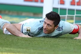Lewandowski ghi bàn nhưng lại bỏ lỡ nhiều cơ hội. (Nguồn: Getty Images)