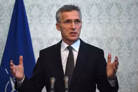 Tổng thư ký NATO Jens Stoltenberg. (Nguồn: AFP)