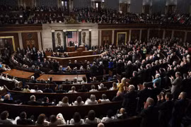 Toàn cảnh một phiên họp của Quốc hội Mỹ tại Washington DC. (Ảnh: THX/TTXVN)