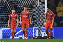 Leicester City thua thảm ở Champions League. (Nguồn: Getty Images)