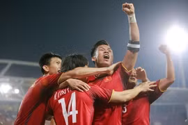 Việt Nam là đội tuyển trẻ nhất ở Asian Cup 2019. (Ảnh: Trọng Đạt/TTXVN)