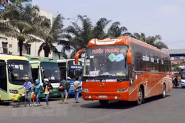 Bến xe Miền Đông. (Ảnh: Hoàng Hải/TTXVN)