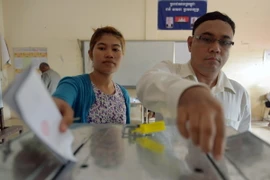 Cử tri Campuchia. (Nguồn: AFP/Getty Images)