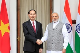 [Photo] Chủ tịch nước thăm cấp Nhà nước tới Cộng hoà Ấn Độ