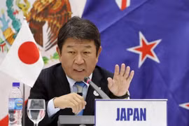 Bộ trưởng Kinh tế Nhật Bản Toshimitsu Motegi. (Nguồn: The Japan Times)