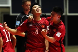 Tuyển bóng đá Futsal Việt Nam tại giải Futsal World Cup. (Nguồn: Getty Images)