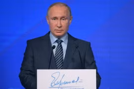Tổng thống Nga Vladimir Putin. (Nguồn: EPA)