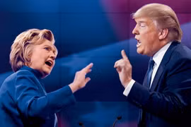 Ông Trump đã vượt qua bà Hillary để đắc cử Tổng thống Mỹ. (Nguồn: Getty Images)