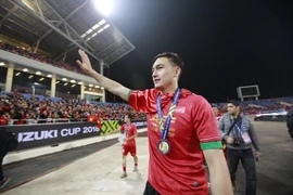 Văn Lâm sẽ đầu quân cho Muangthong United? (Ảnh: Trọng Đạt/TTXVN)