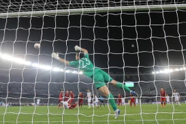 Bàn thắng của Ali Adnan khiến Việt Nam thua tiếc nuối. (Nguồn: AFC)