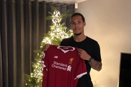 Virgil van Dijk gia nhập Liverpool với giá 75 triệu bảng. (Nguồn: Liverpool Twitter)